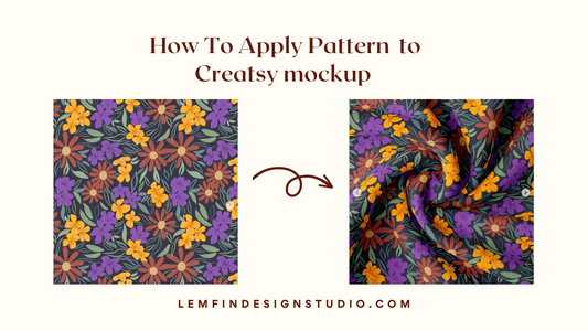 How to add pattern to Creatsy mockup in Photoshop