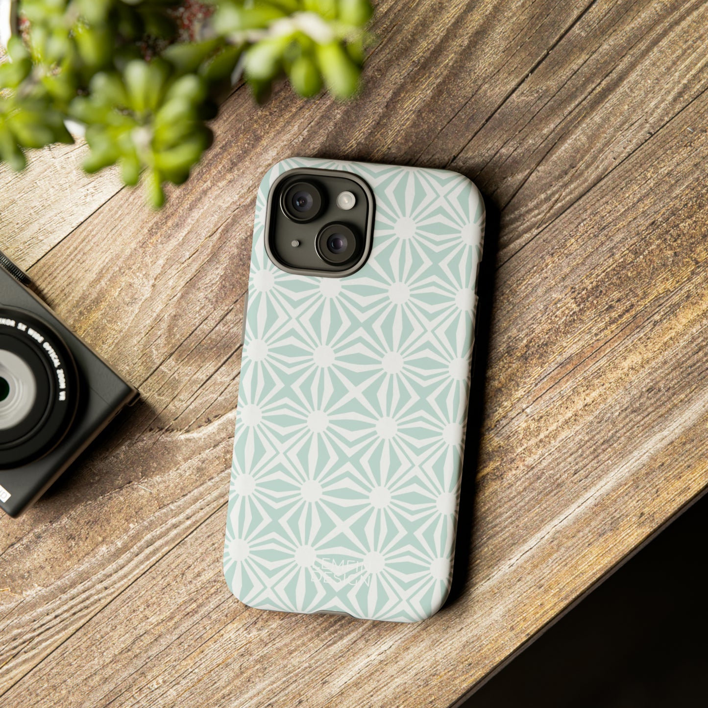 Bright Connection Phone Case in Green