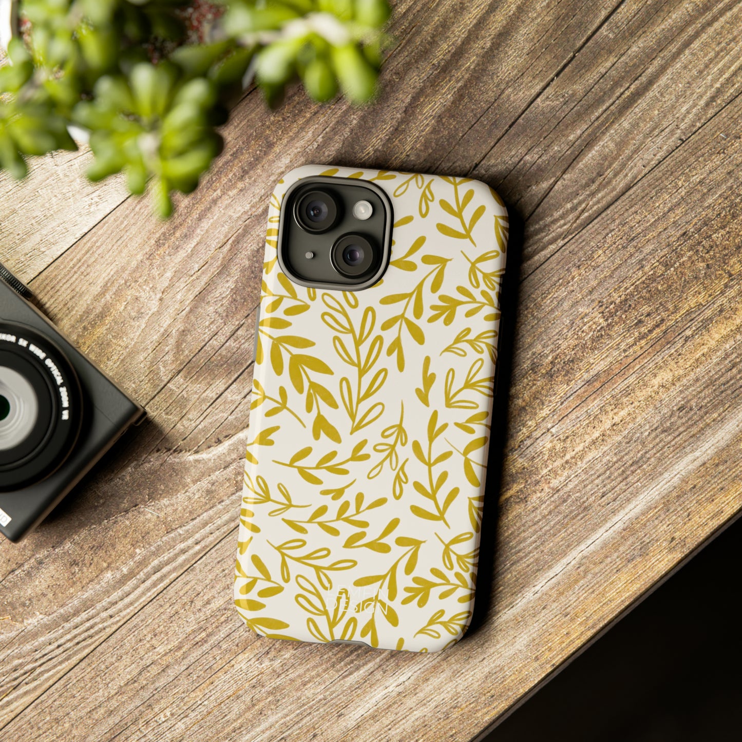 Green Floral Phone Case
