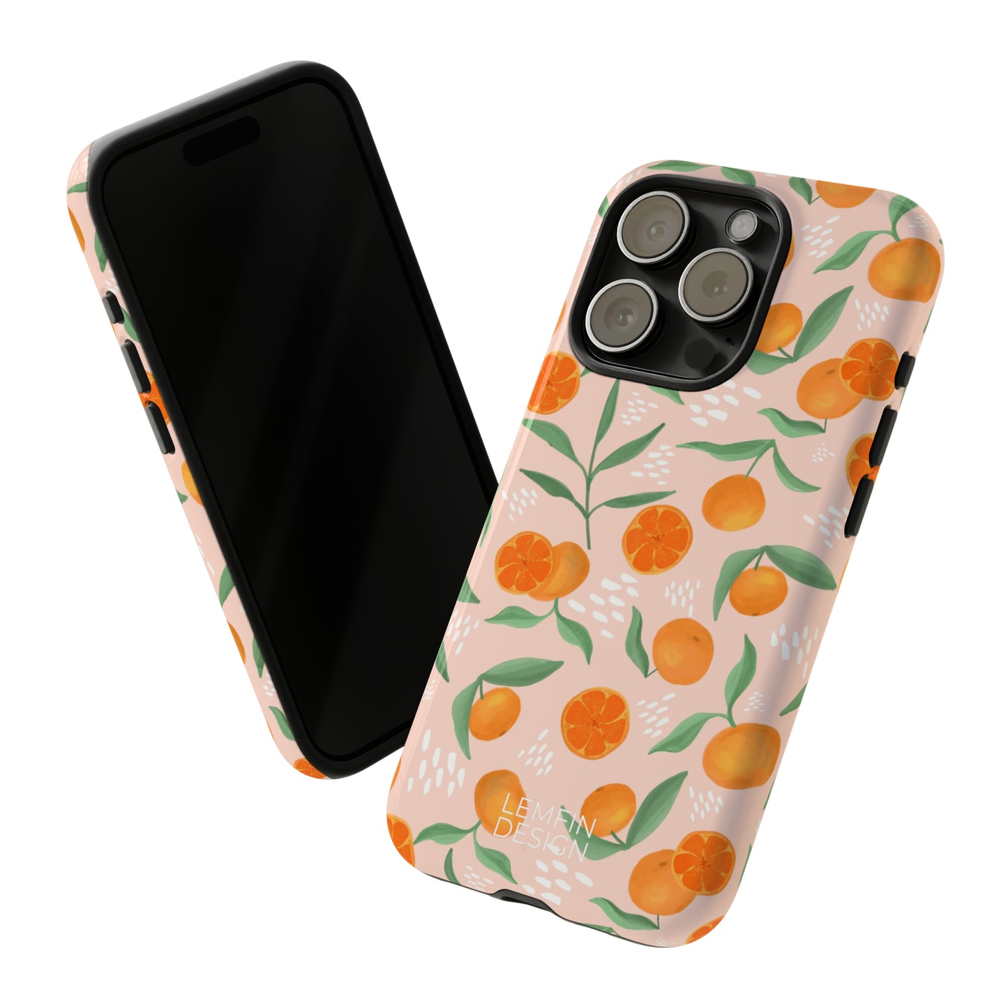 Mandarins| Pink background phone case